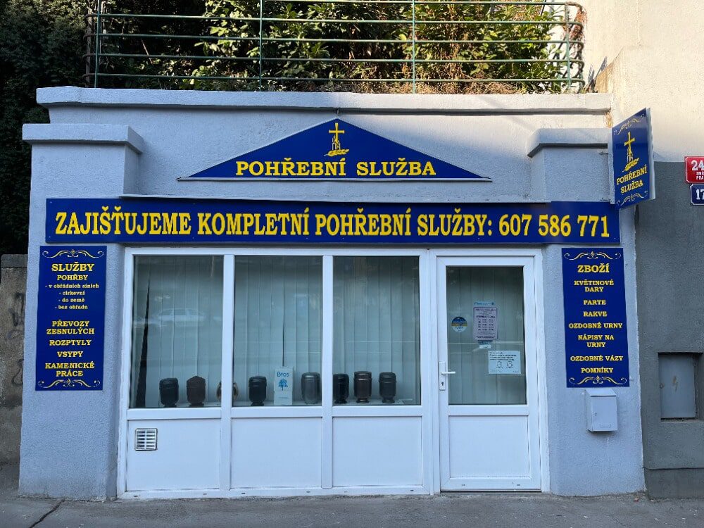 Pohřební služba - provozovna Smíchov